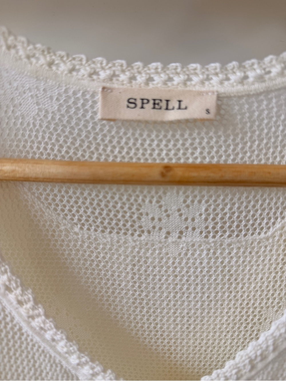 Spell Satine Knit Gown  Organic Cotton Small NWOT - Picture 10 of 13